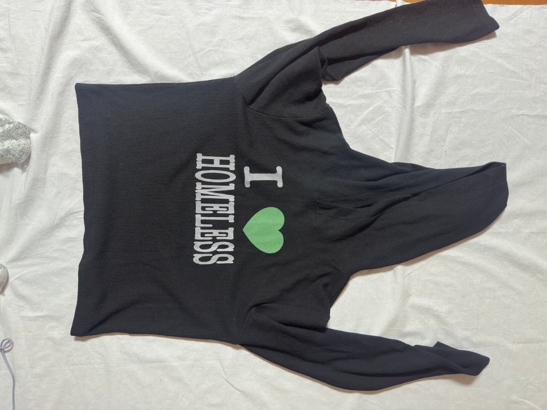 I love Homeless 후드티 상품이미지1