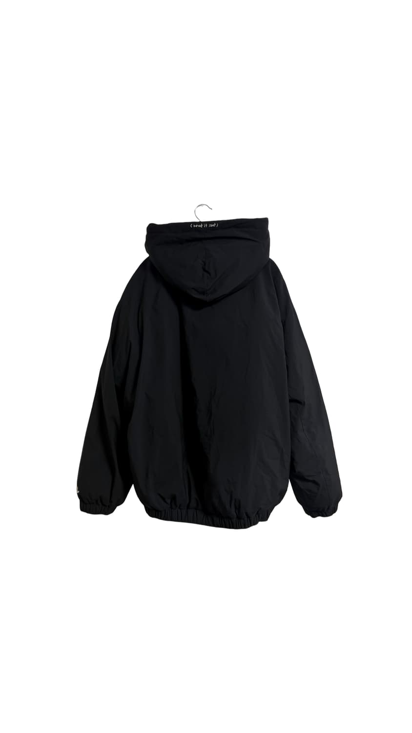 왓잇이즌 로고 후드 패딩 재킷 상품이미지2