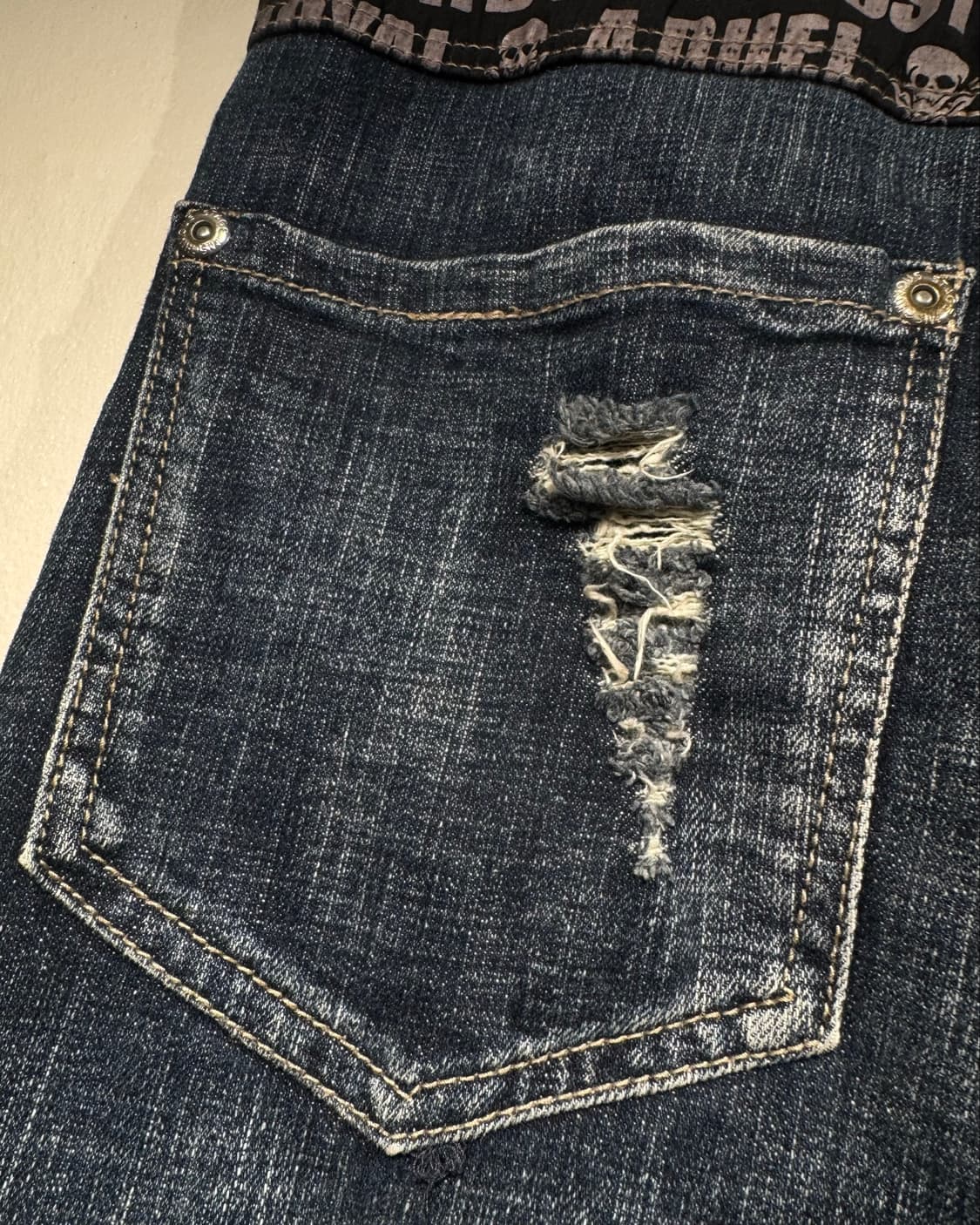 00s JUSTICE skull jeans   상품이미지8
