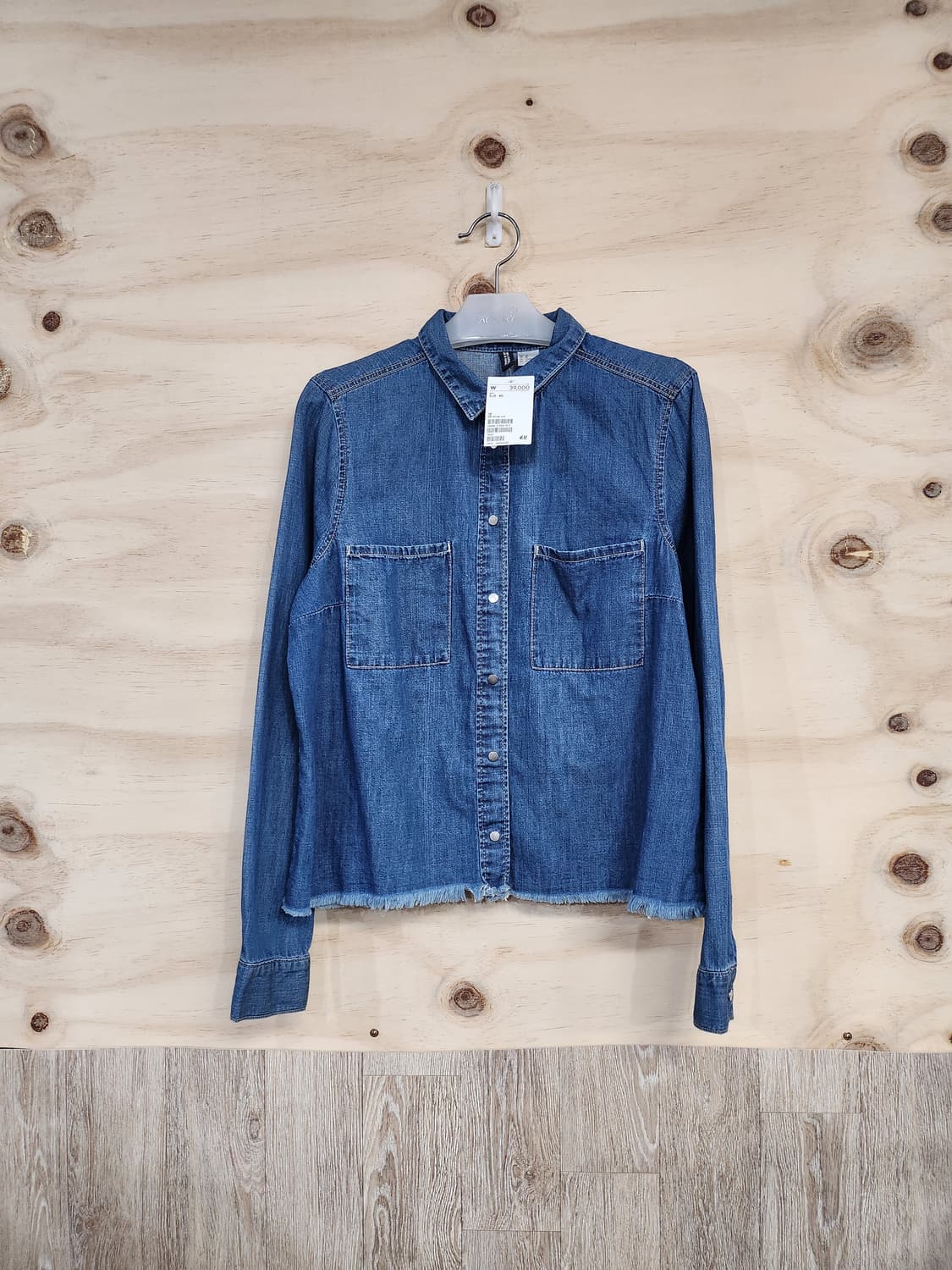 154) H&M 데님 숏 셔츠 상품이미지1