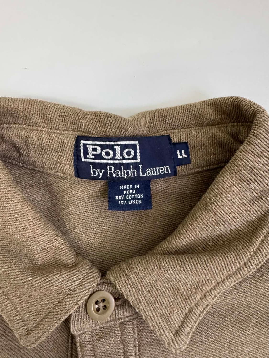 폴로 랄프로렌 코튼 린넨 풀오버 플라켓 셔츠 상품이미지4