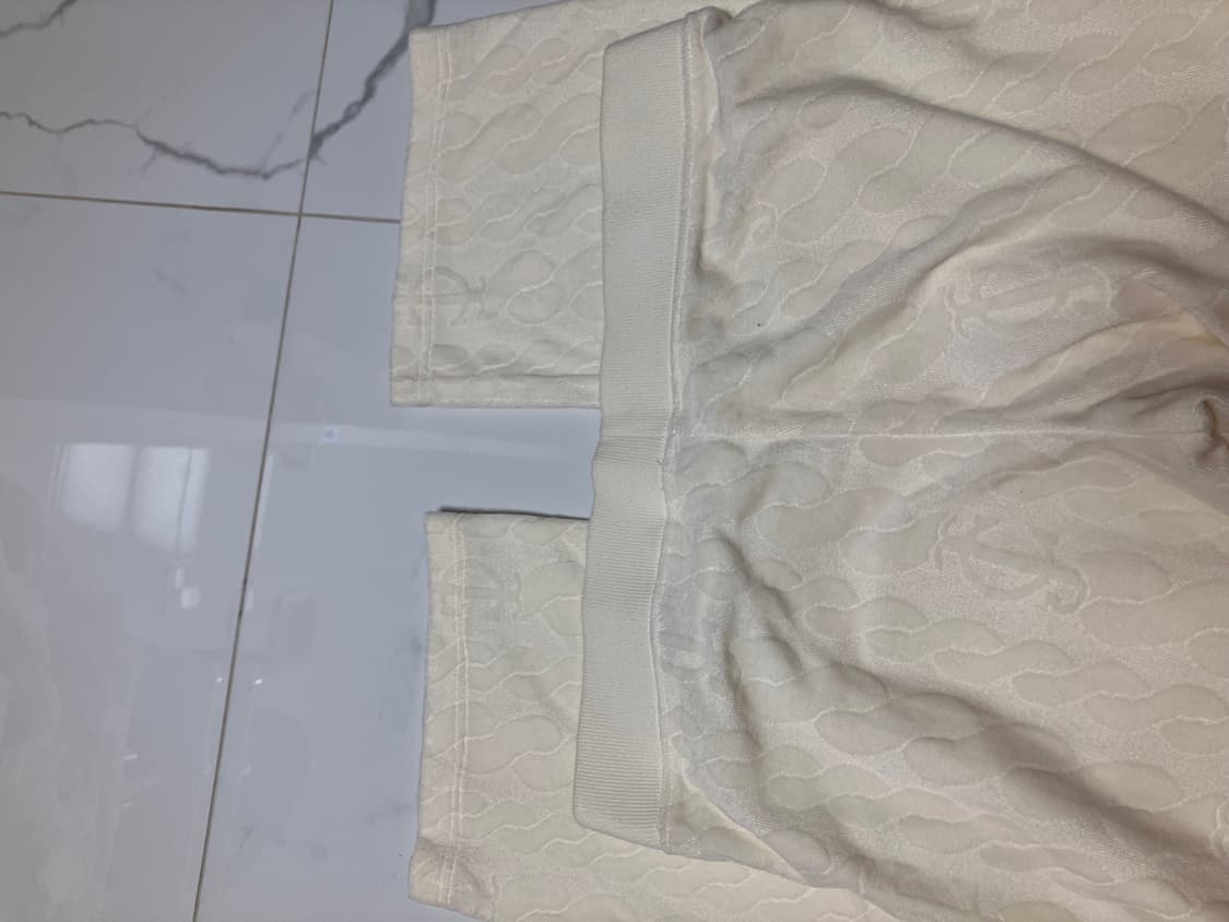 쥬시 꾸뛰르 엠보싱 케이블 아이보리 벨루어 팬츠 바지 S 상품이미지2