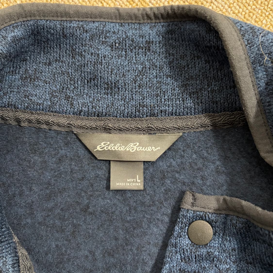 빈티지 에디바우어 버튼집업 네이비 신칠라(L) 상품이미지4