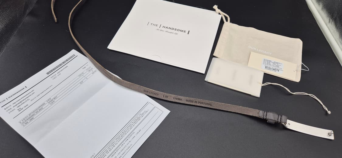 OUR LEGACY 소가죽 스트랩 벨트 strap belt 상품이미지6