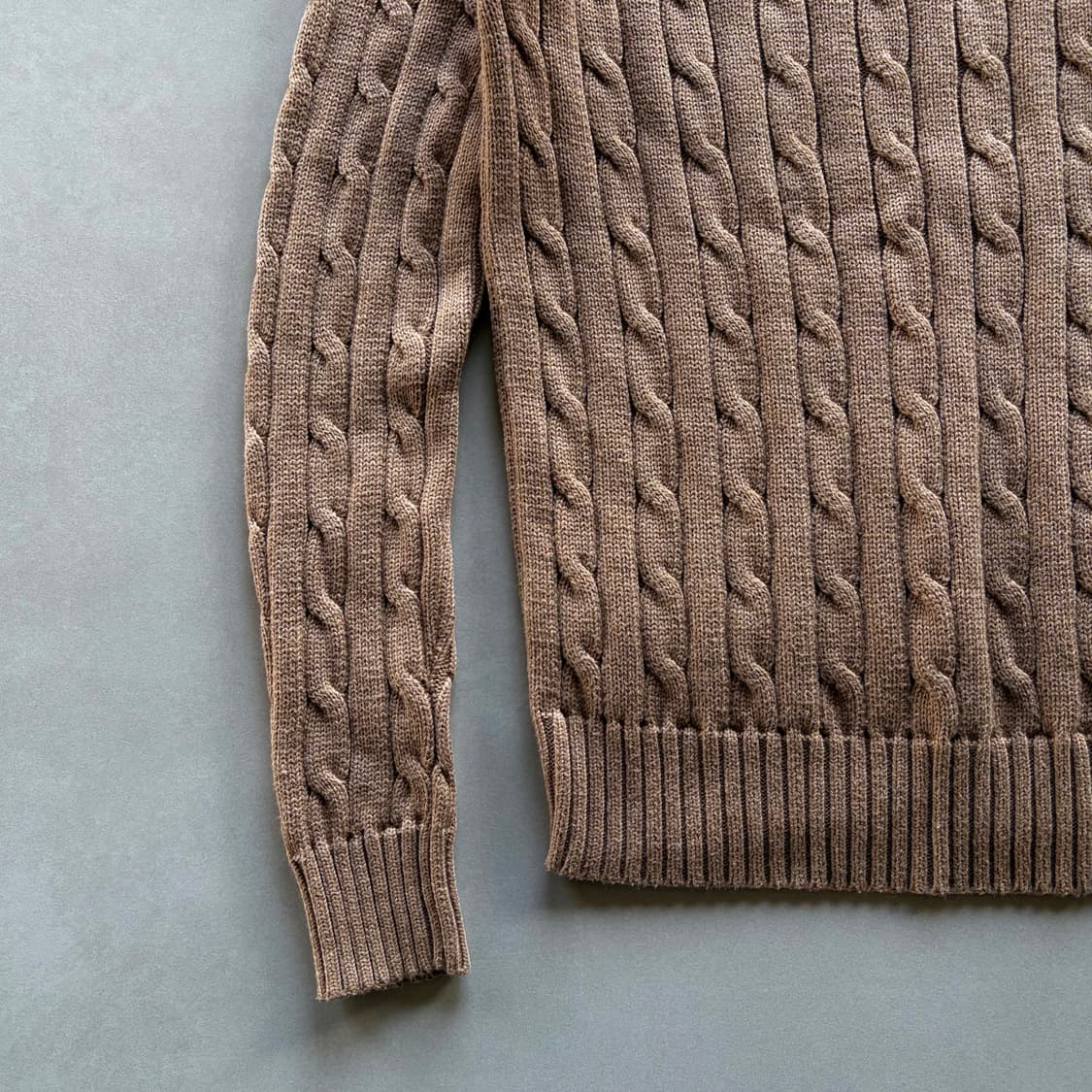 [S]폴로 랄프로렌 꽈배기 케이블 코튼 니트 상품이미지5