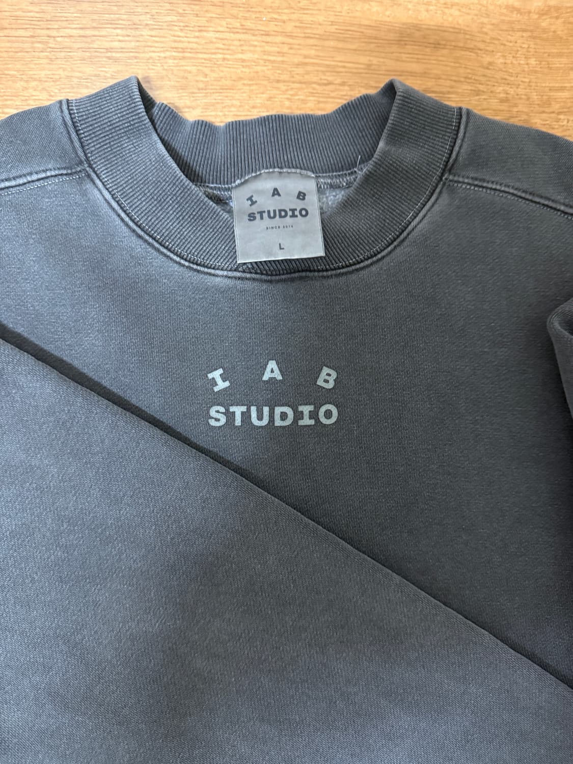 IAB STUDIO 아이앱 스튜디오 피그먼트 크루넥 L 상품이미지2