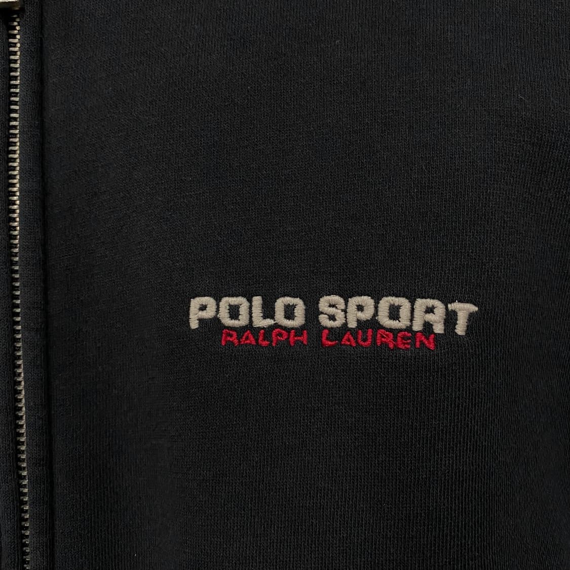 폴로 랄프로렌 스포츠 90s 기모 후드 집업 상품이미지3