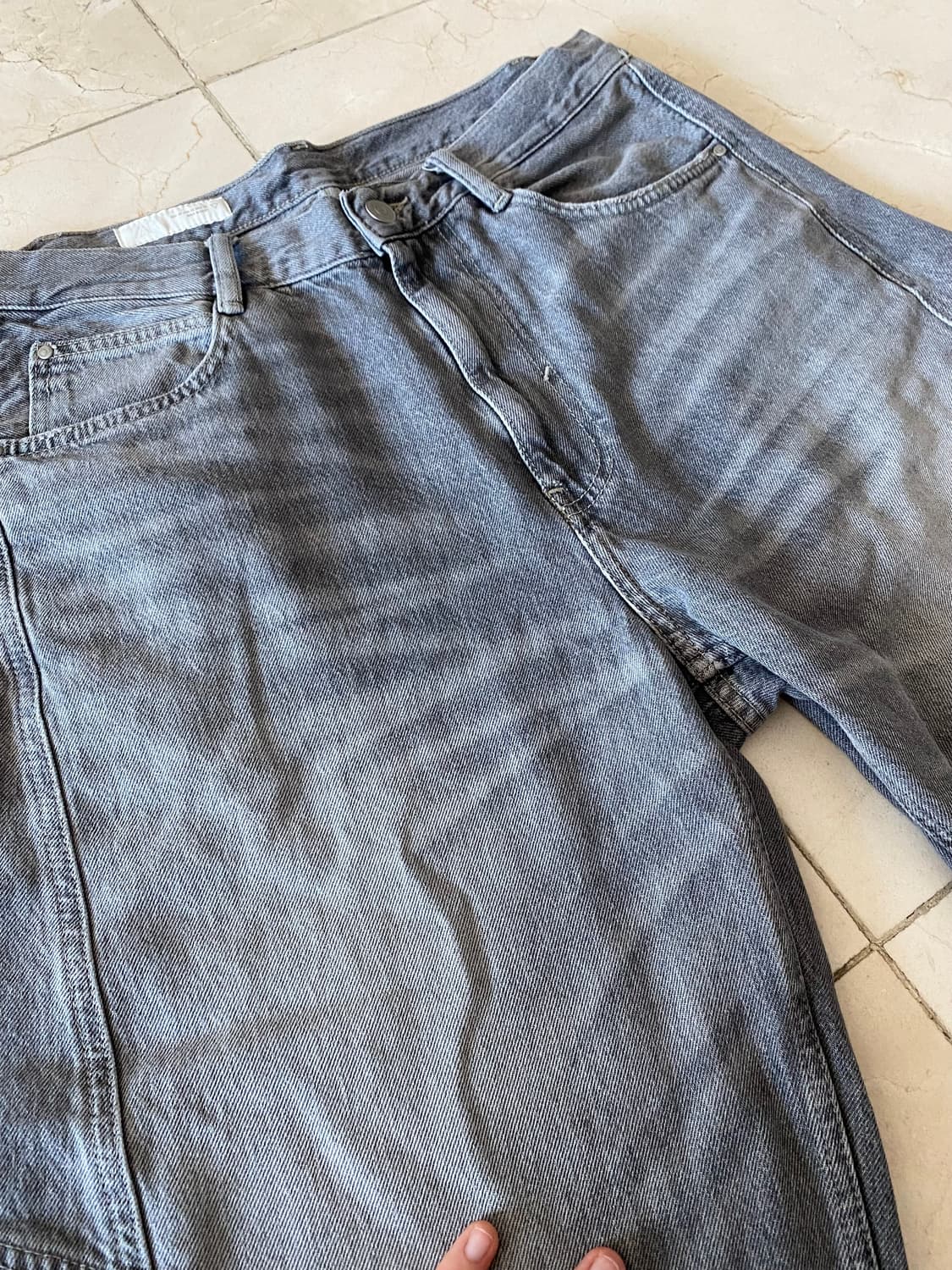 Zara 자라 벌룬 핏 회색 청바지 리바이스 상품이미지7