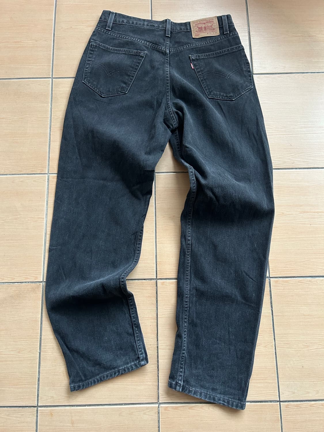 00‘s 리바이스550 블랙진 33in 상품이미지7