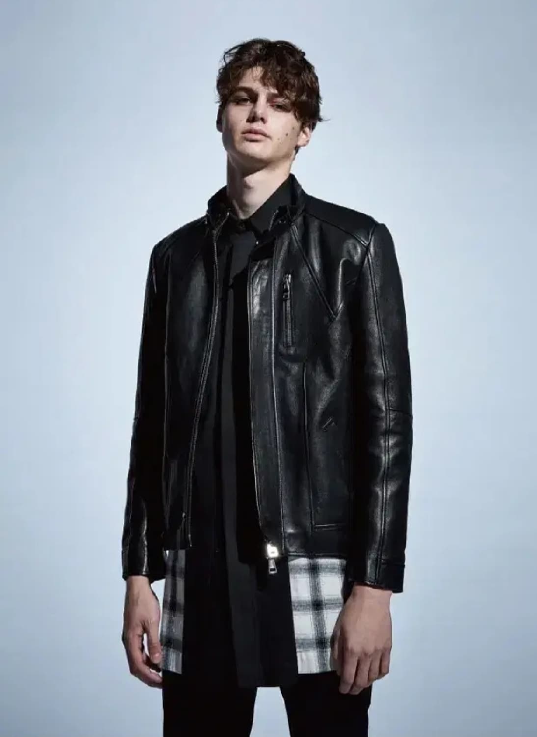 느와르라르메스 레더 바이커 자켓 46 상품이미지1