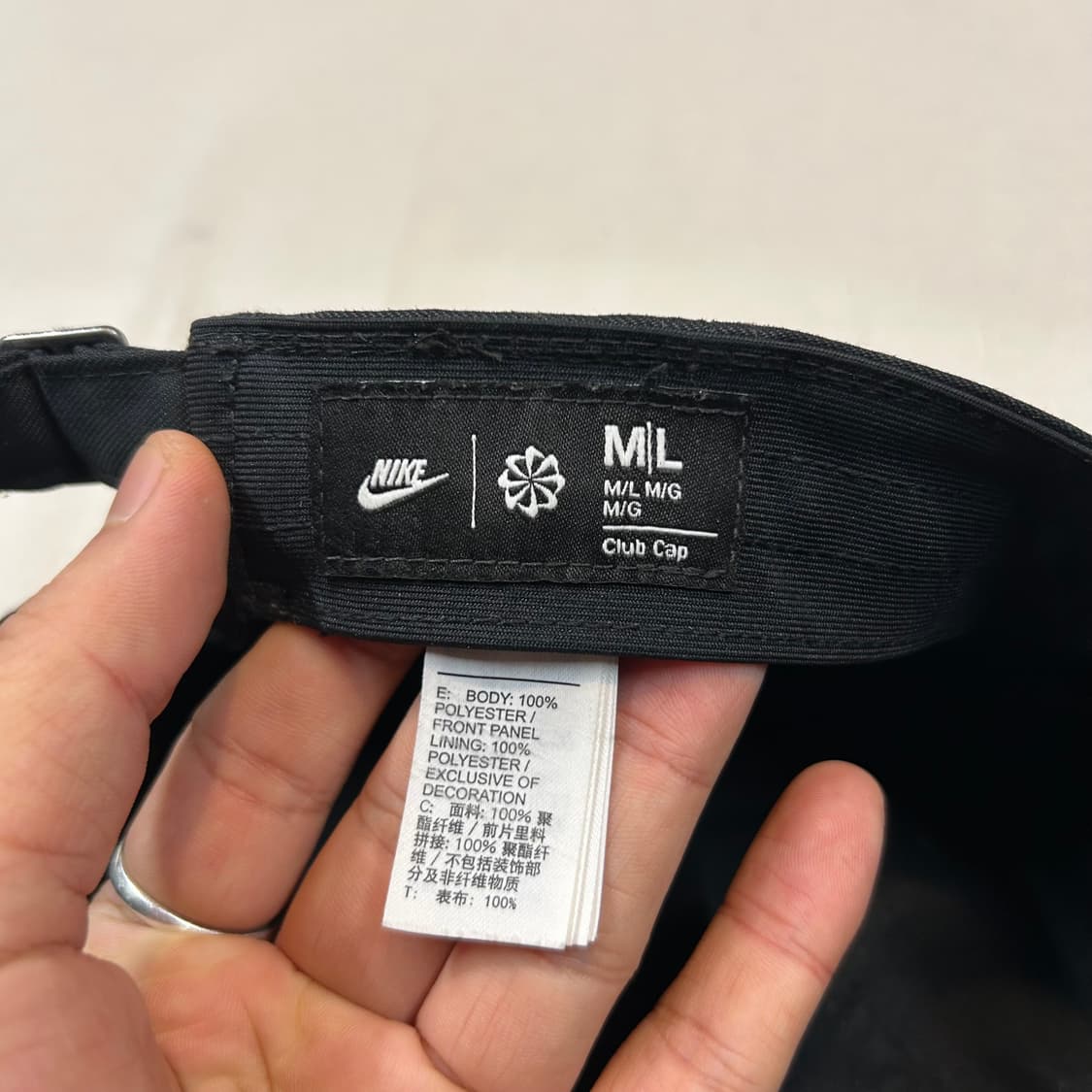 나이키 블랙 볼캡 모자 Free 상품이미지7
