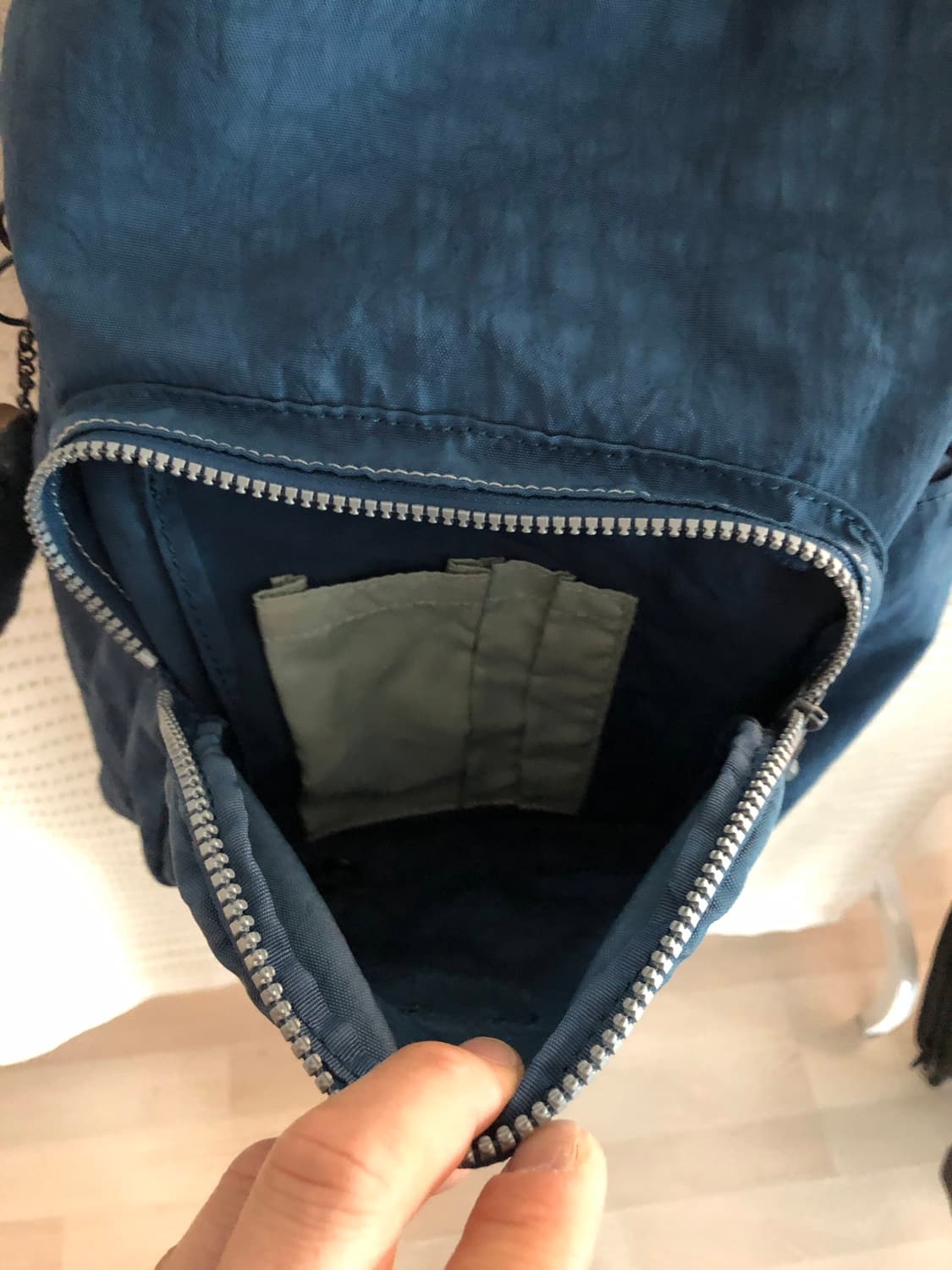 키플링 Y2K 스몰 나일론 블루 백팩 상품이미지5