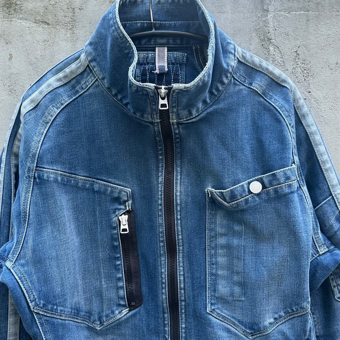 tracksuit type utility denim jacket 상품이미지3