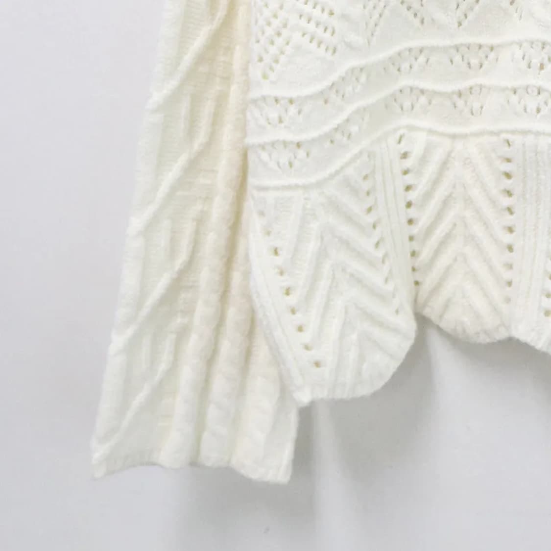 지알엘 빅카라 펀칭 니트 61827 상품이미지4