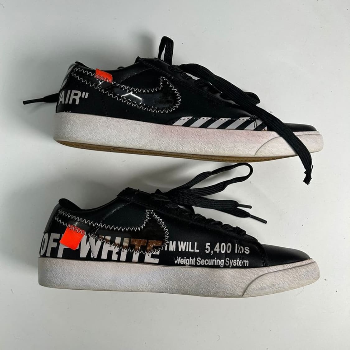 NIKE X OFF WHITE Blazer Low 스니커즈 235 상품이미지3