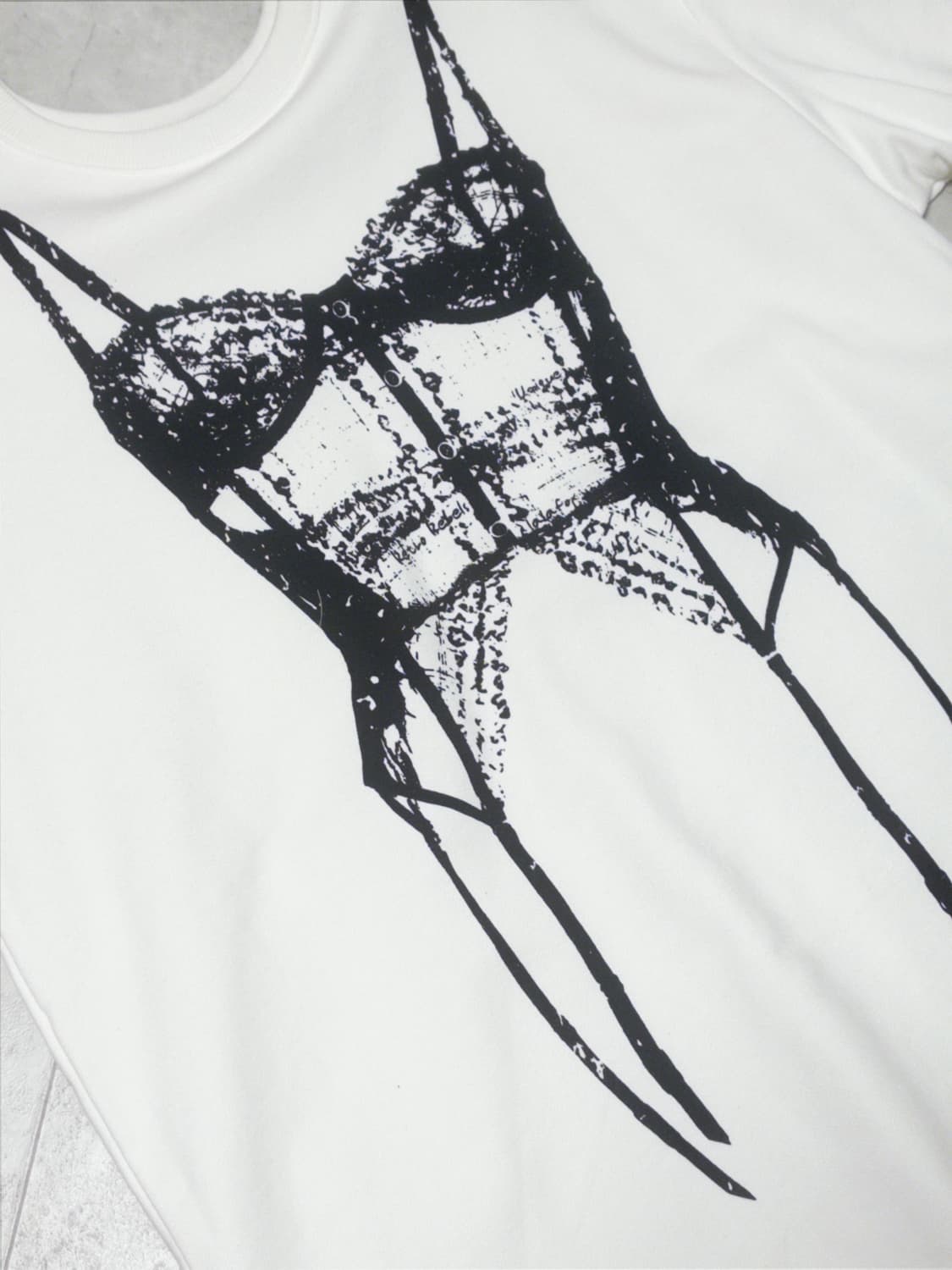 코르셋프린팅 오버사이즈 스웻티셔츠 상품이미지2