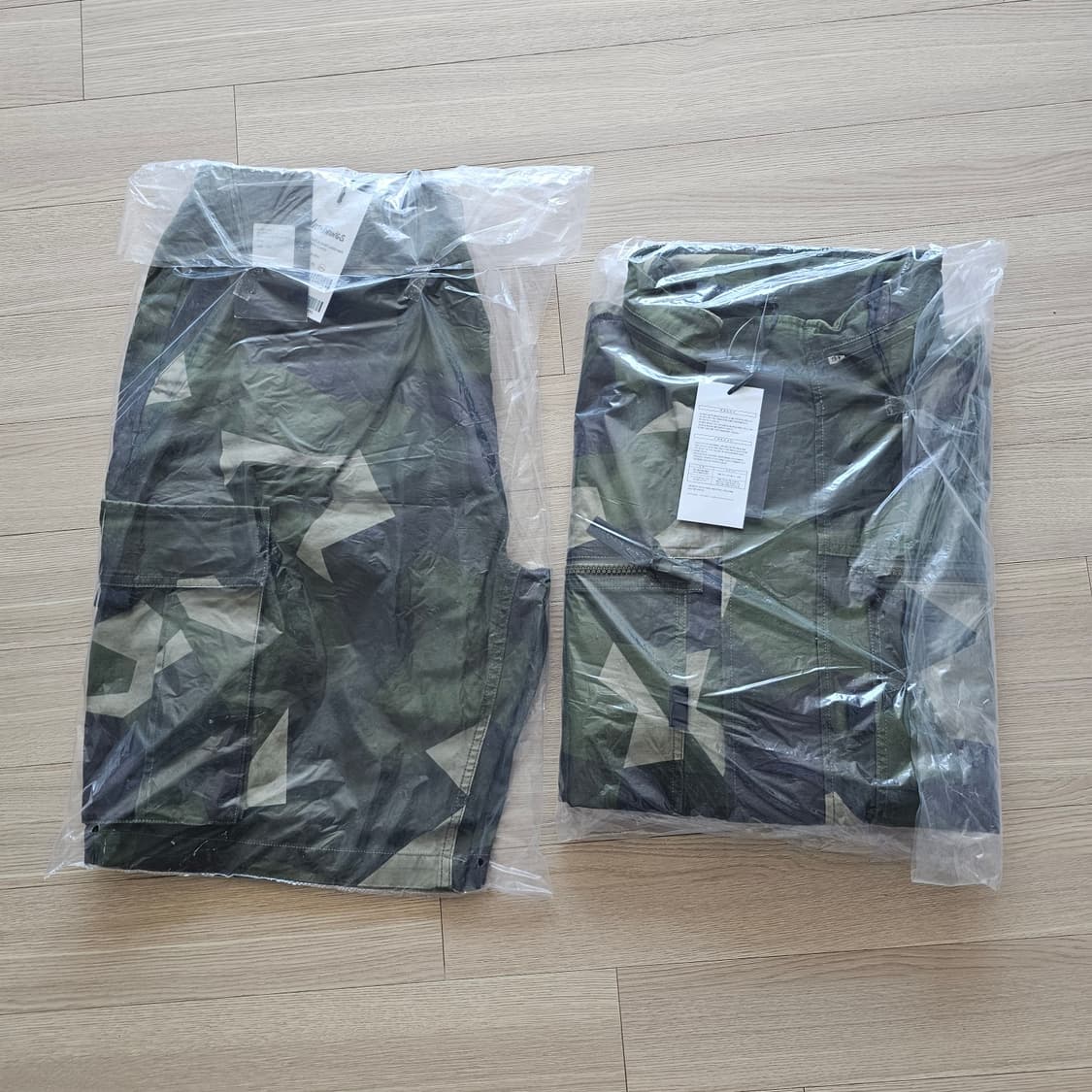 와일드띵스 X 화이트마운티니어링 콜라보 셋업 헌팅자켓 반바지 카모 XL 상품이미지10