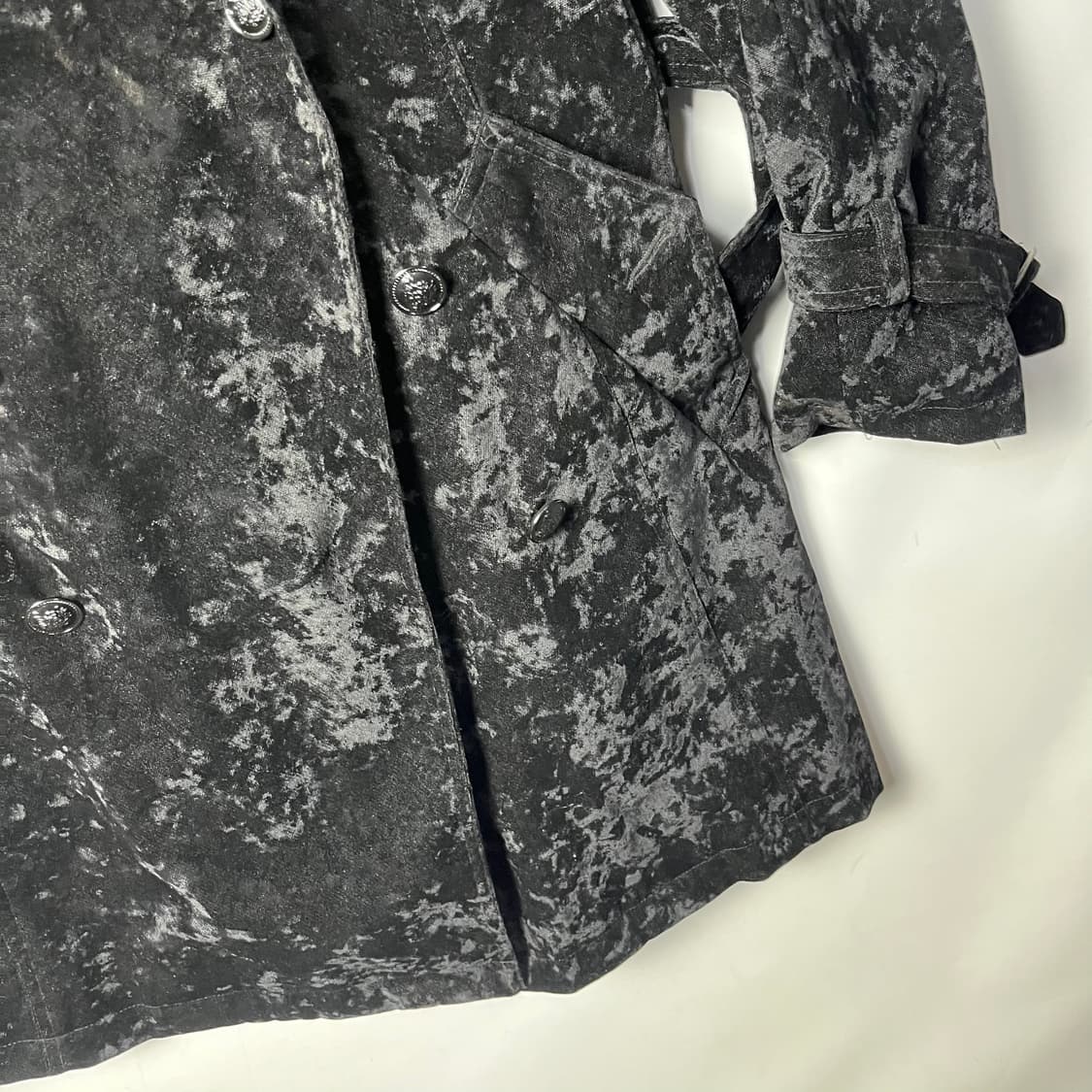 [In The Attic] 인더애틱 펑크 벨벳 퍼 코트 상품이미지4