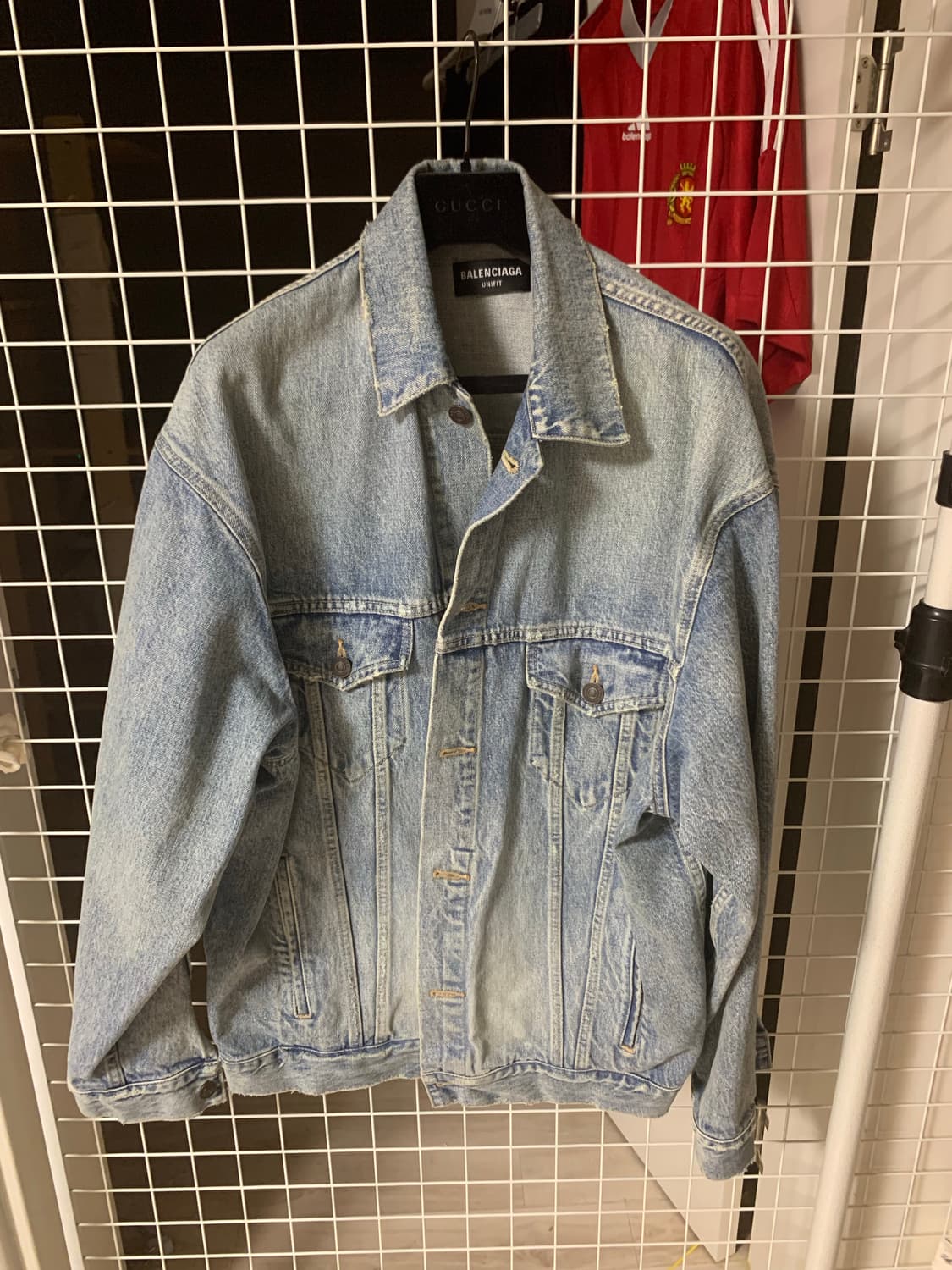 발렌시아가 데님 자켓 M 상품이미지2