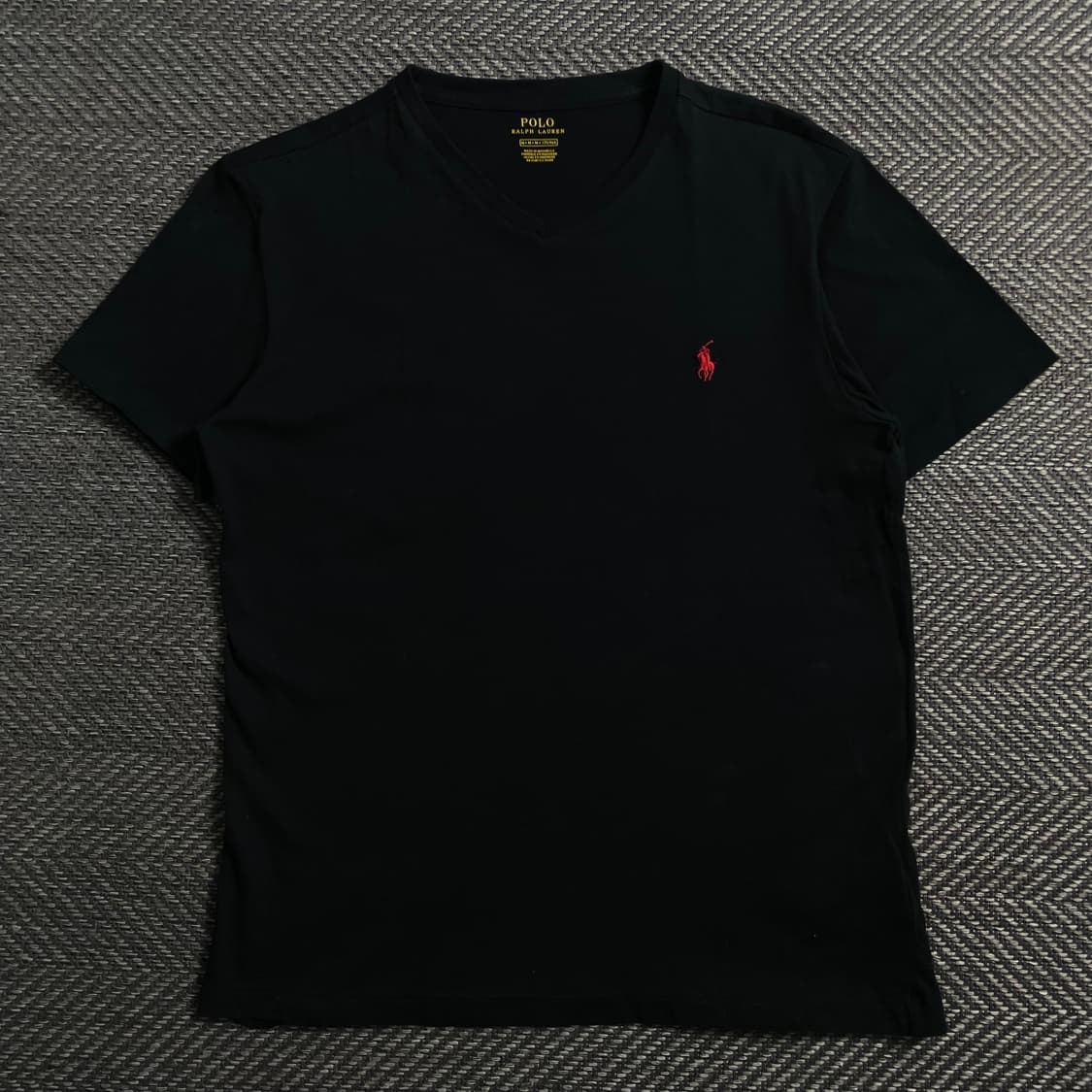 폴로 랄프로렌 포니 로고 브이넥 반팔티o 4136 상품이미지1