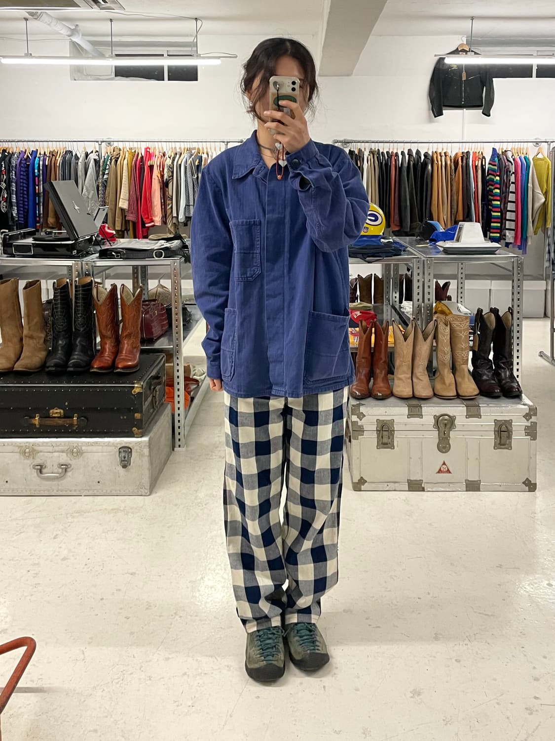 JW ANDERSON x UNIQLO checker board pants 상품이미지1
