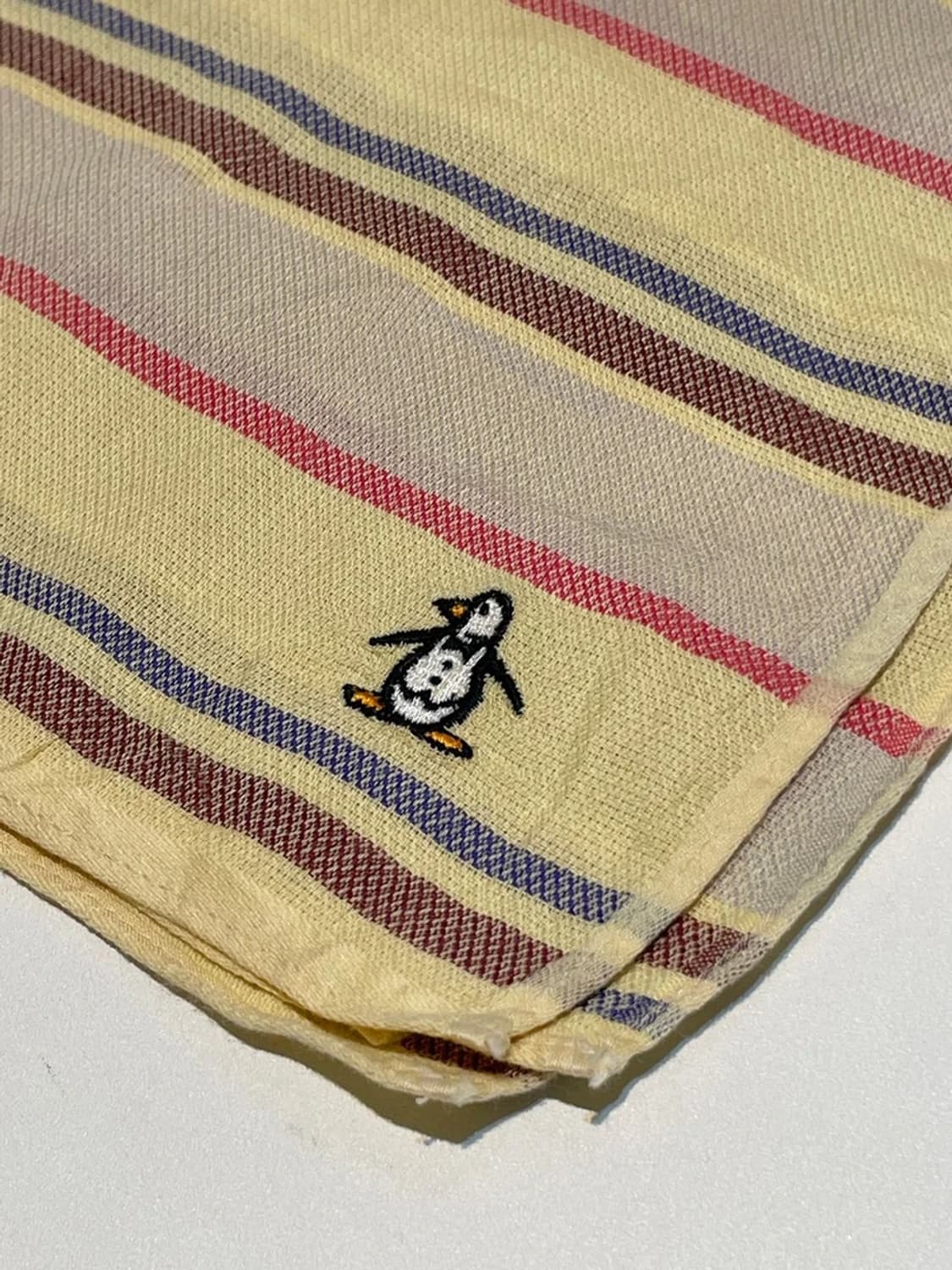 먼싱웨어 00s 재팬 자수 로고 쁘띠 손수건 A1378 상품이미지4