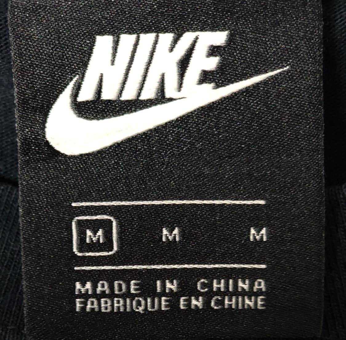 빈티지 나이키 더블 스우시 로고 반팔 티셔츠 (M, 블랙) 상품이미지5