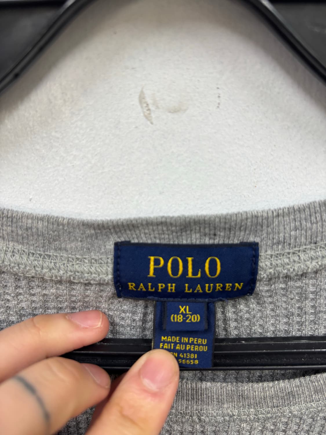 폴로랄프로렌 와플 긴팔티  상품이미지4