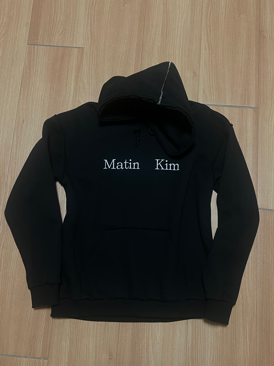 마뗑킴 로고 후드티 상품이미지1