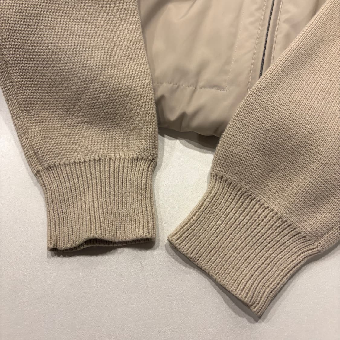 [4] Lacoste 라코스테 니트 집업 가디건 베이지 D138 상품이미지7