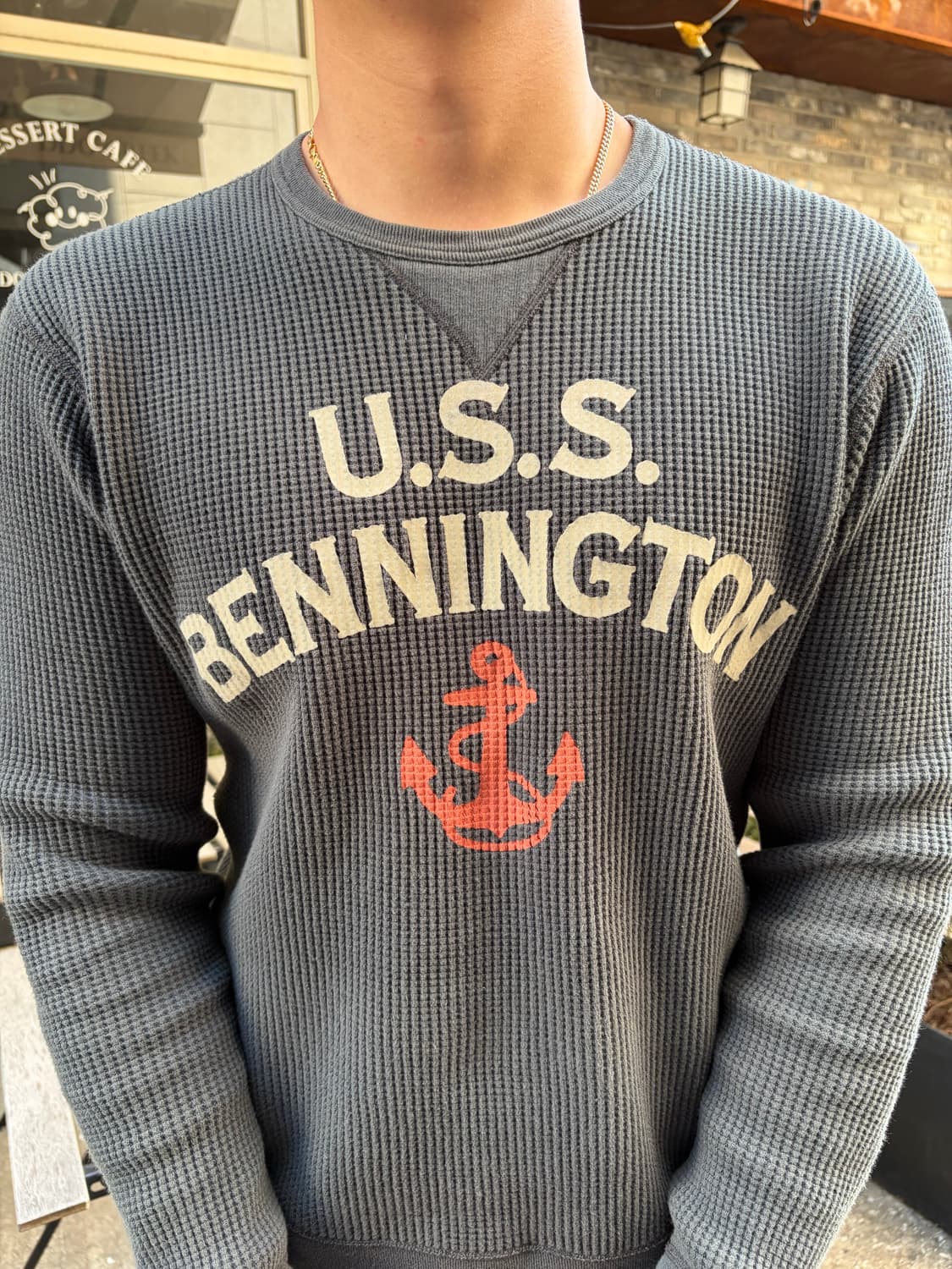 Toys Mccoy’s U.S.S print waffle sleeve 상품이미지5