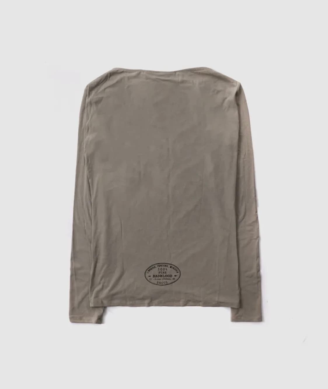 배드블러드 KEEP SLEEPING 보트넥 루즈핏 티 상품이미지2