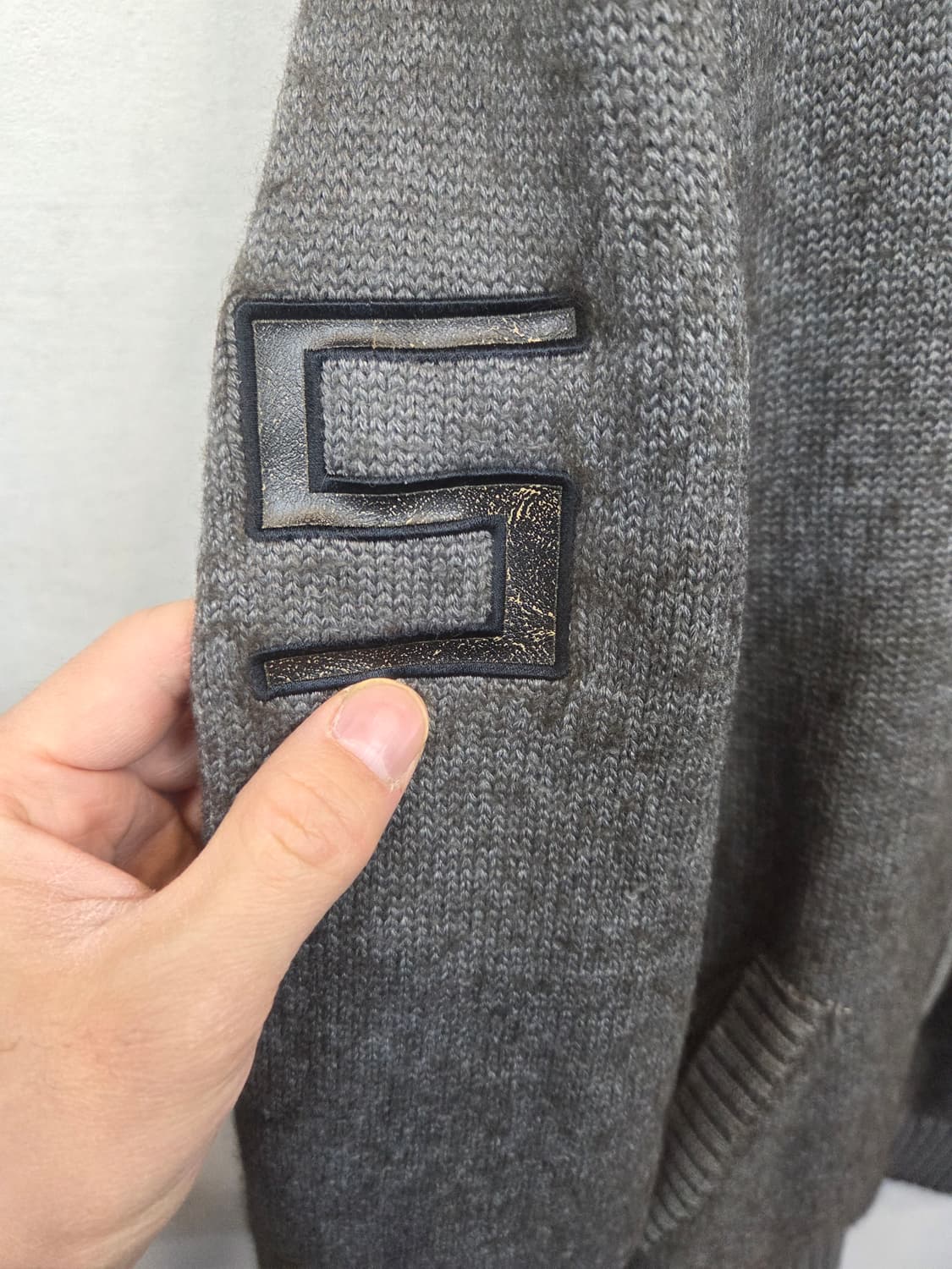 푸부 후부 올드스쿨 빈티지 스케이드보드 니트 후드집업 L 상품이미지5