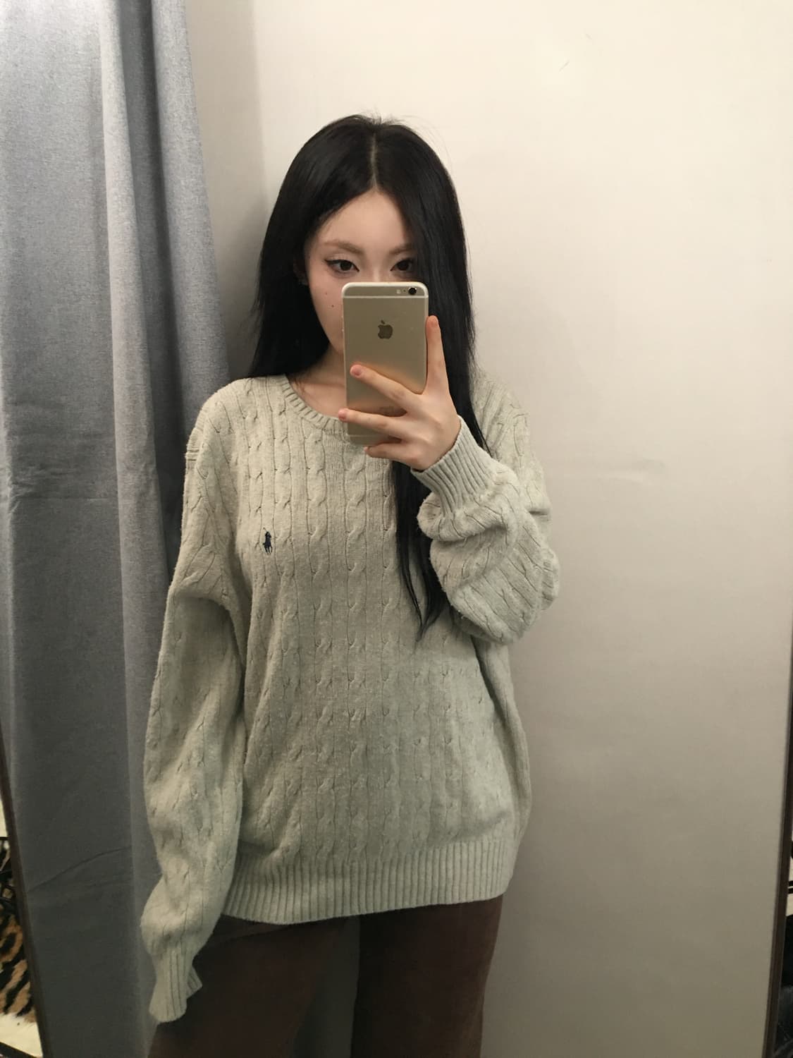 [정품]폴로 랄프로렌 꽈배기 니트 XL 상품이미지1