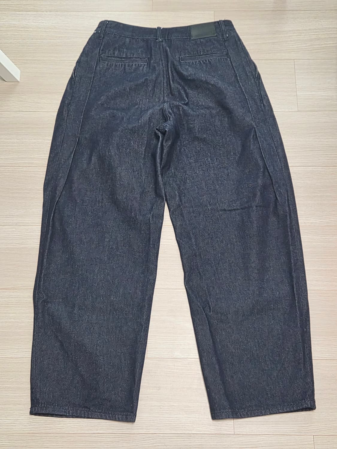 주앙옴므 매드플리츠 와이드 생지 데님 팬츠 s 상품이미지3
