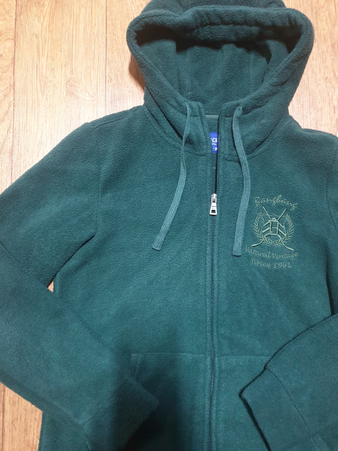 뱅뱅 기모 후드집업 95 사이즈입니다 상품이미지4