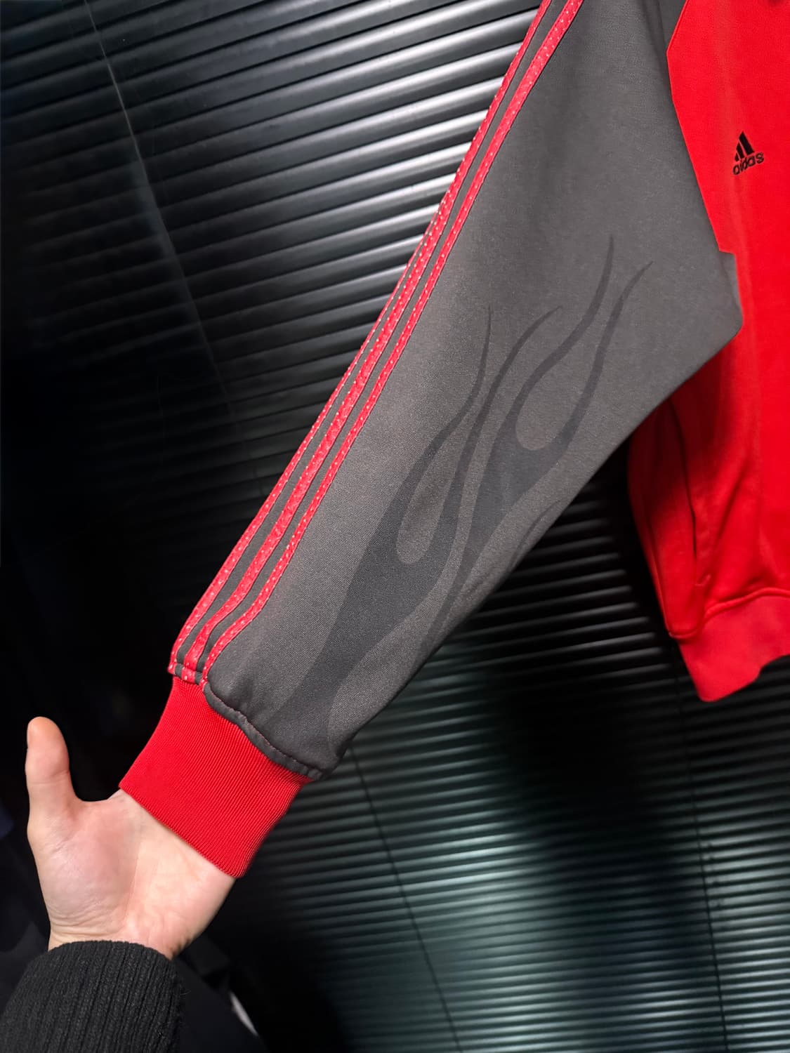 아디다스 NBA 디트로이트 레드 져지 저지 트랙탑 집업 농구 트레이닝 S 상품이미지6