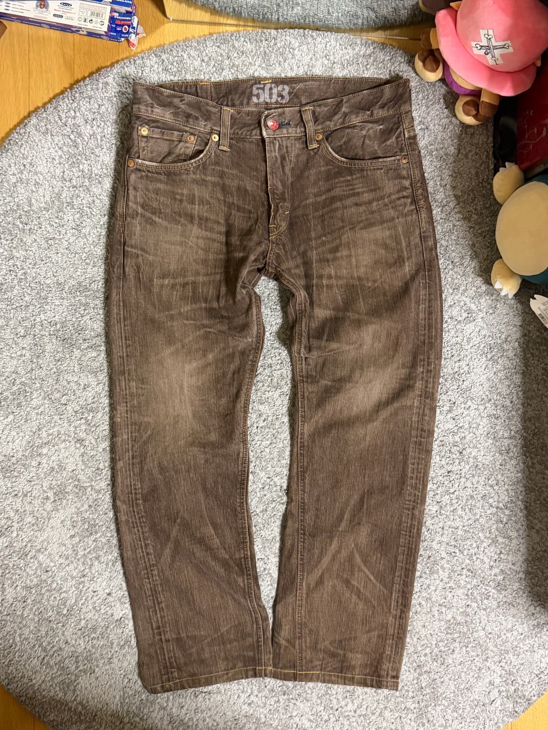 에드윈 블루트립 503 브라운 데님 상품이미지1