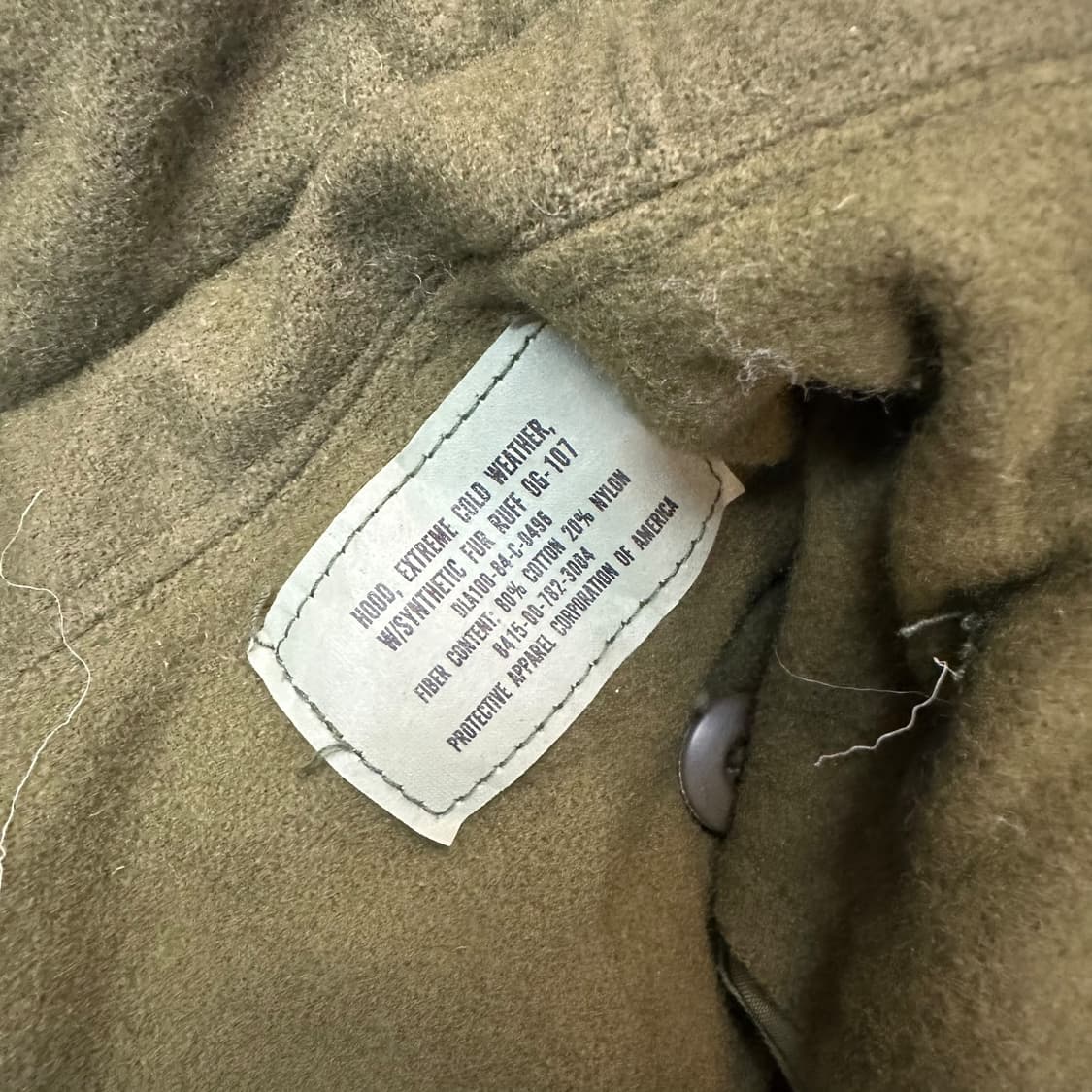 미군 오리지널 m65 피쉬테일 파카 상품이미지5