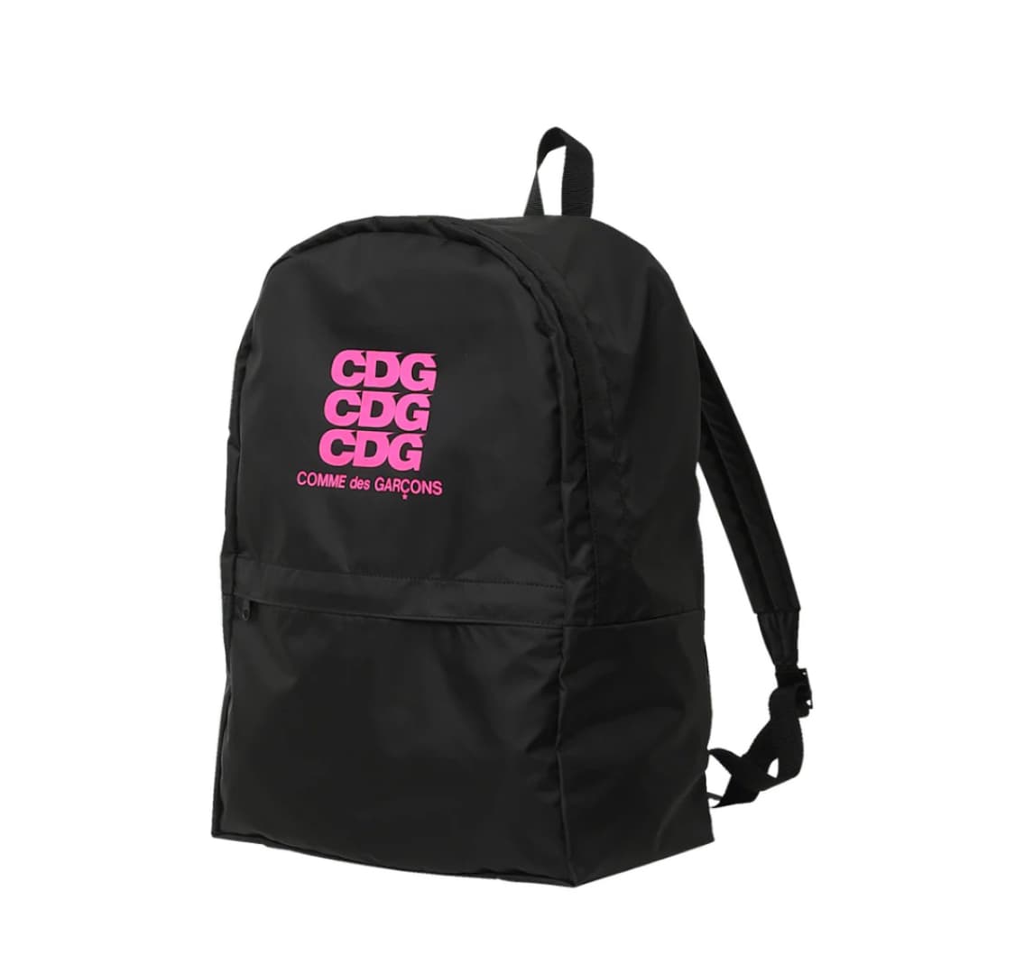[OS] CDG 플로레센트 프린티드 백팩 블랙 핑크  상품이미지2