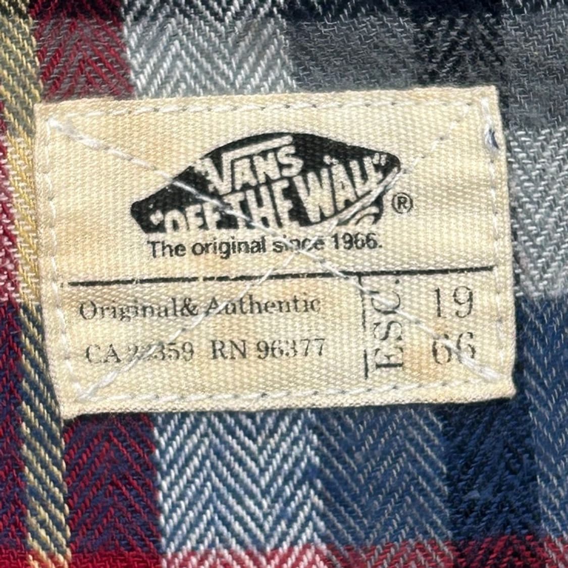 반스 웨스턴 체크 셔츠 M 상품이미지5