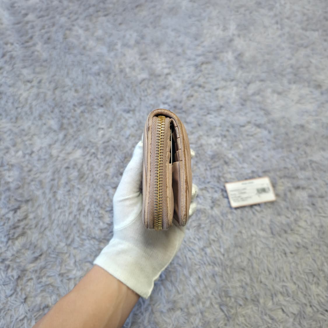 {클로젯}[보증서]미우미우 마테라쎄 지퍼 어라운드 중지갑 상품이미지8