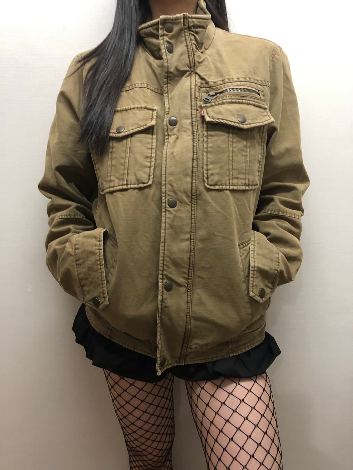 빈티지 리바이스 카키 펑크 자켓 상품이미지6