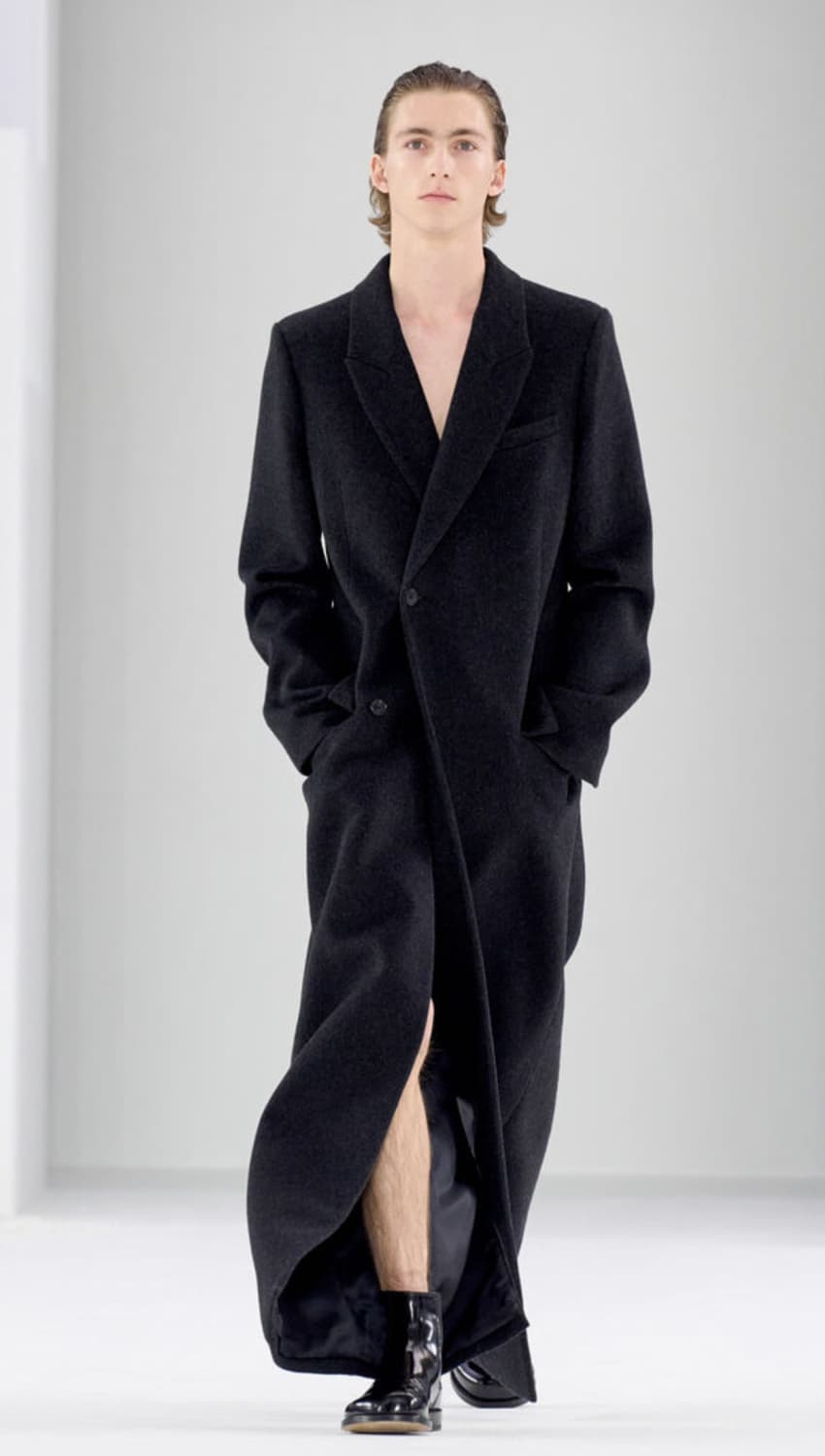 로에베 23FW 런웨이 울캐시미어 코트 50 상품이미지3