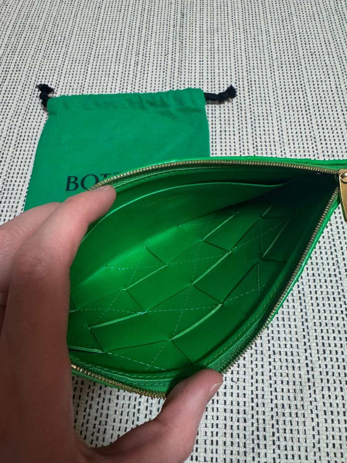 보테가베네타 클러치 스몰 그린 상품이미지6