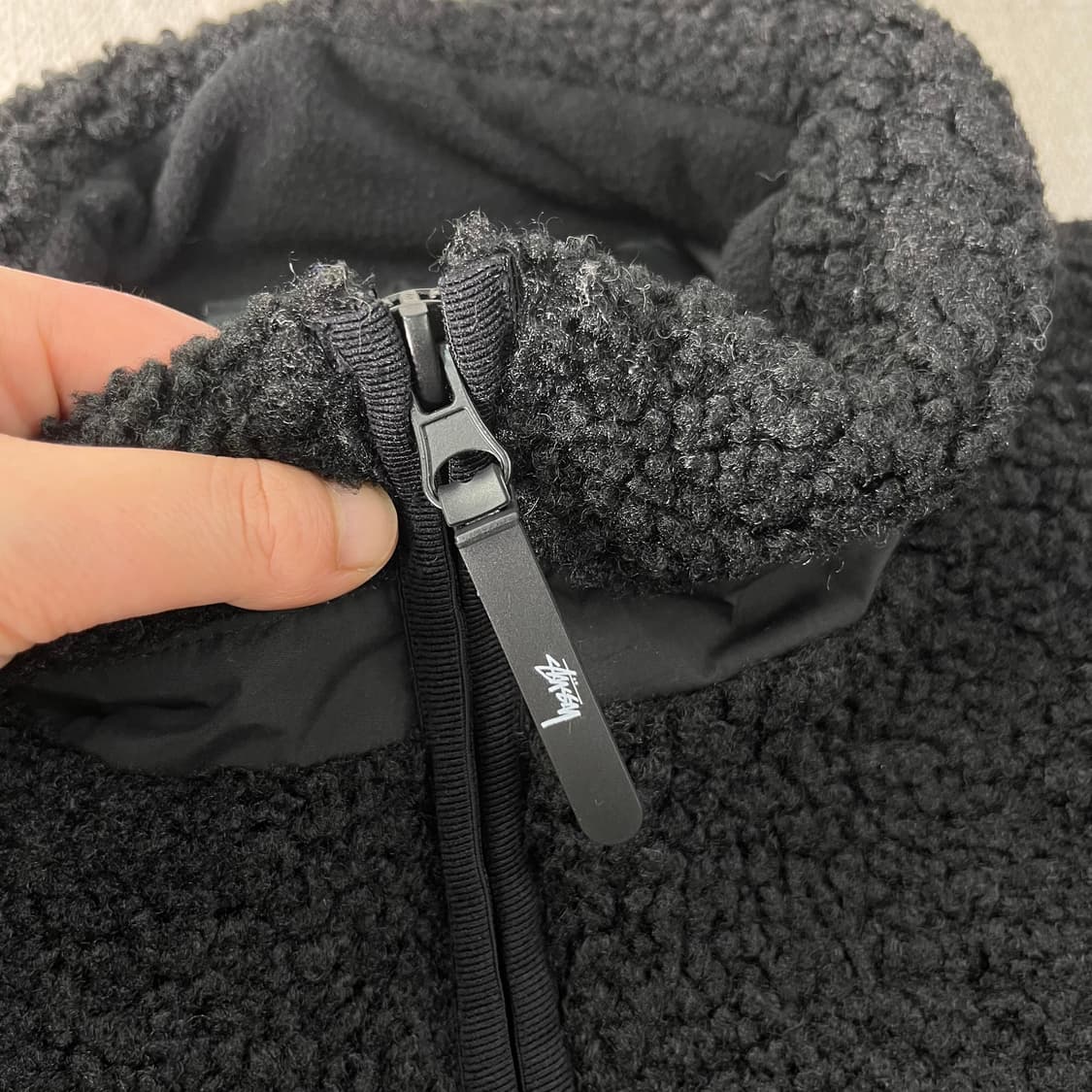 100 스투시 쉐르파 양털 플리스 자켓   상품이미지5