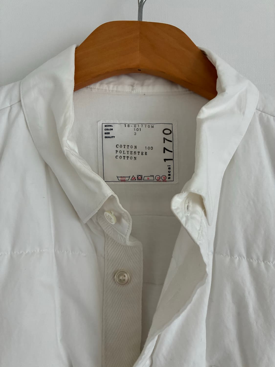 사카이 패딩 셔츠 상품이미지2