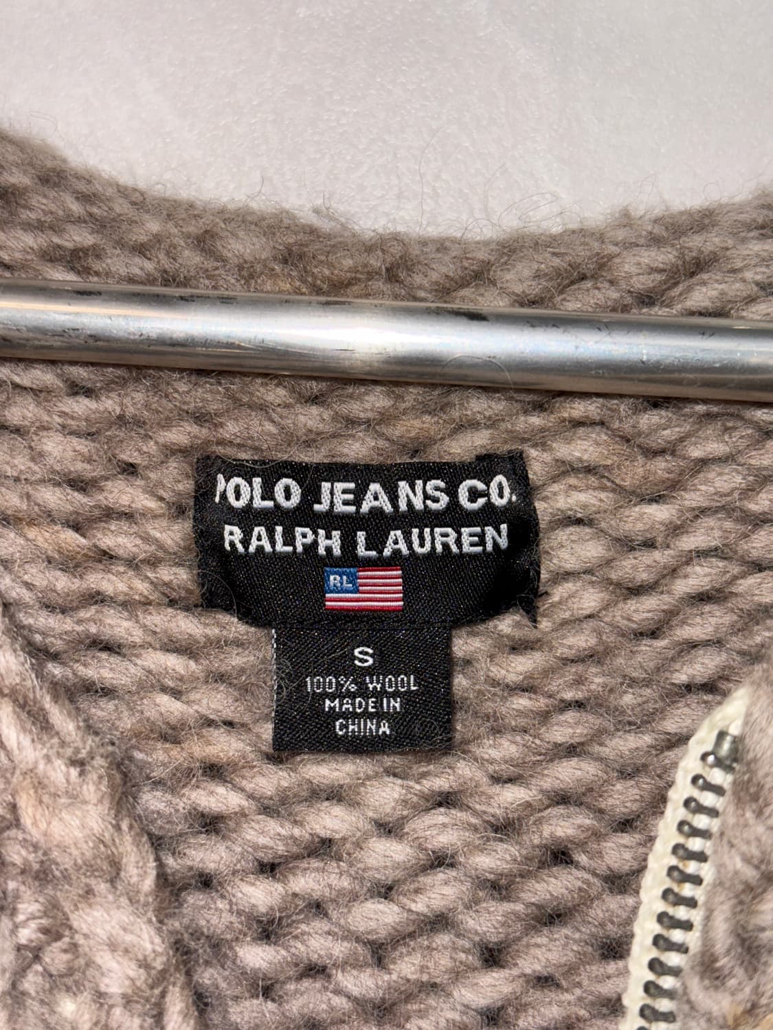 Polo Ralph Lauren heavy wool knit 후드집업 상품이미지4