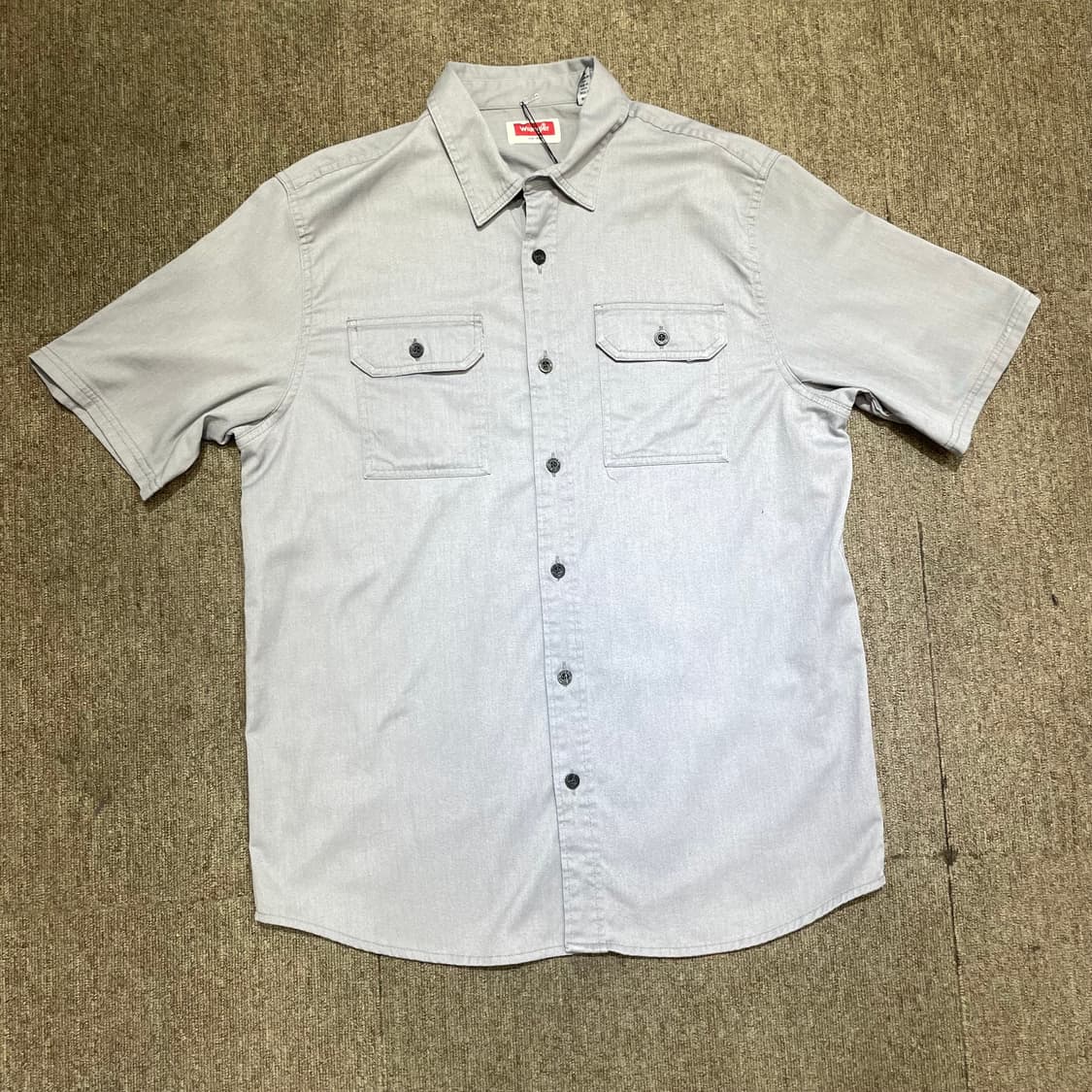 (M) Wrangler 랭글러 솔리드 반팔 셔츠    상품이미지7