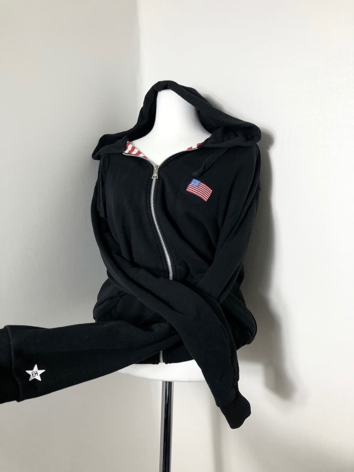 스투시 성조기 올드 후드집업 상품이미지1